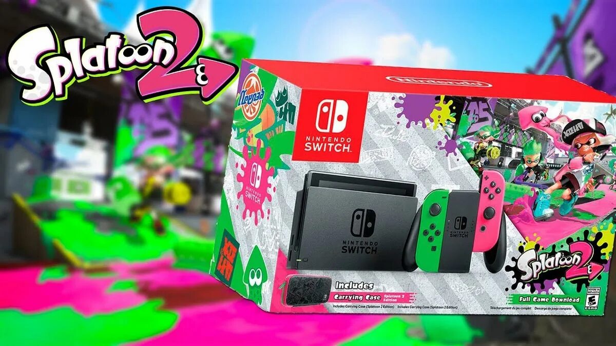 Сплатун 2 на нинтендо. Игра 1-2-switch. Nintendo switch oled splatoon 3 edition. Nintendo switch splatoon edition. Сплатун 2 на нинтендо.