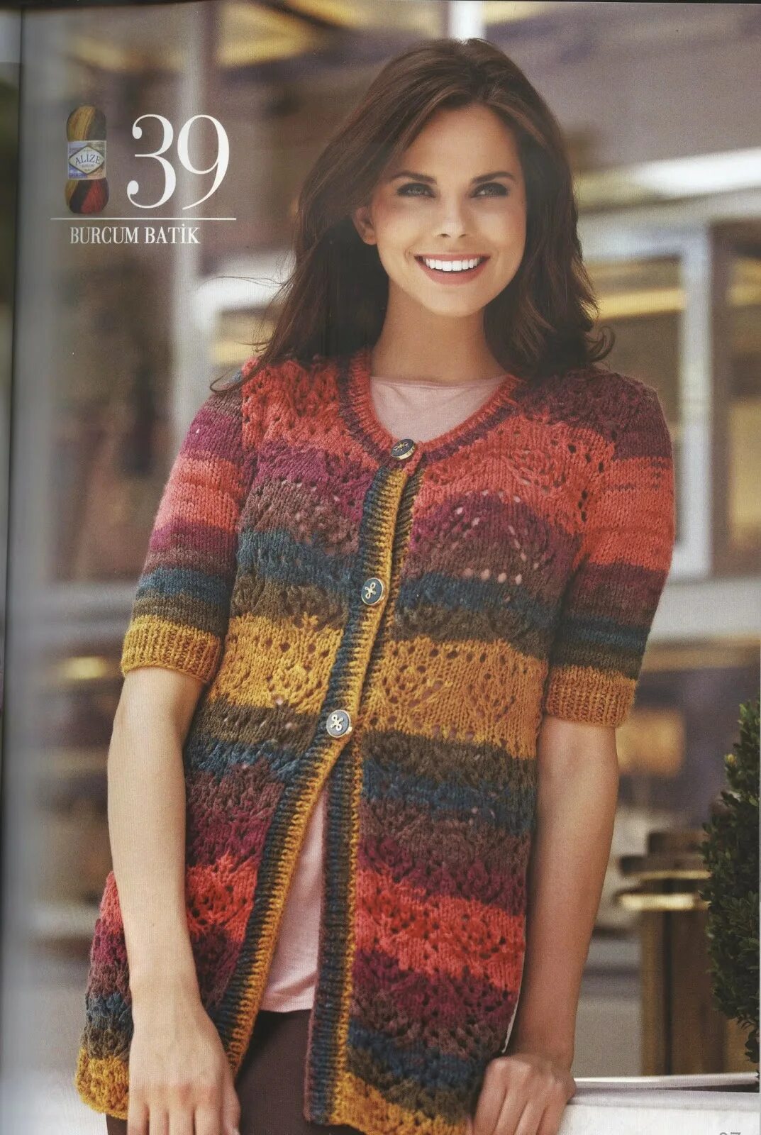 Вязание из ализе. Пряжа alize burcum batik: 3368. ализе батик 3368. свитер из пряжи ализе burcum batik. ализе буркум 3368.