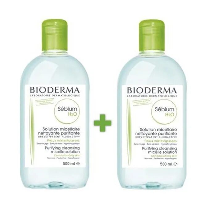 Мицеллярная вода 500мл. Bioderma Sebium мицеллярная вода. Bioderma Себиум вода мицеллярная 500 мл помпа. Sebium h2o Micellaire solution. Биодерма мицеллярная вода 500 мл акция 1+1.