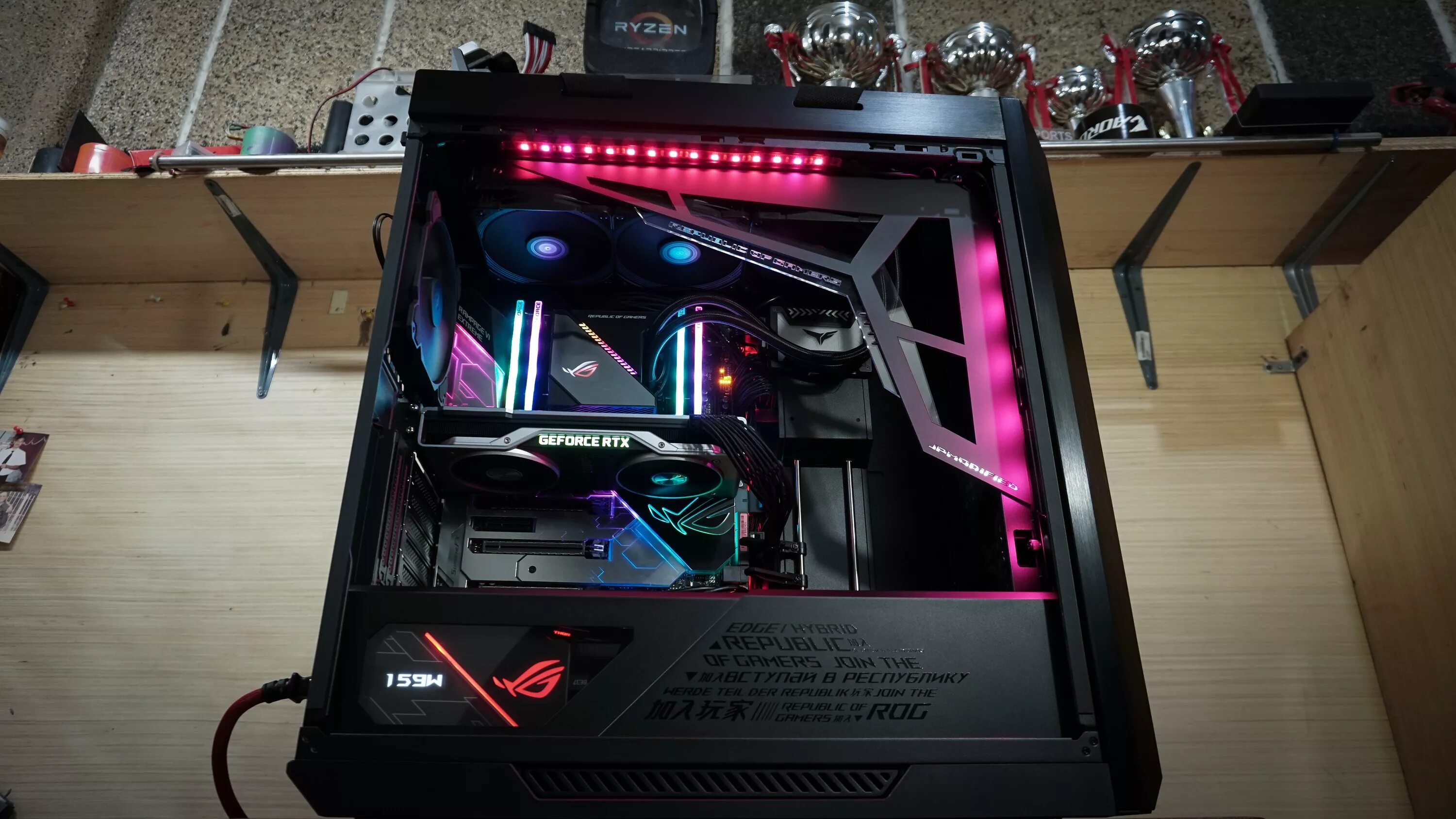 Сборка пк asus. Корпус ASUS ROG Strix. Корпус ROG Strix Helios. ASUS ROG Helios. ASUS ROG Strix Helios.