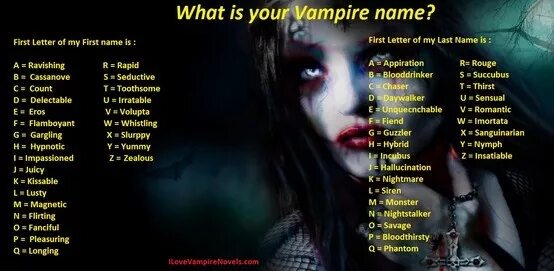 Вампирские имена для девушек. Вампирские имена для девушек. Вампирские имена. Vampire names. Имена вампиров.