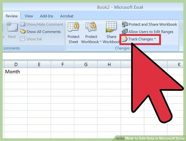 Excel editor