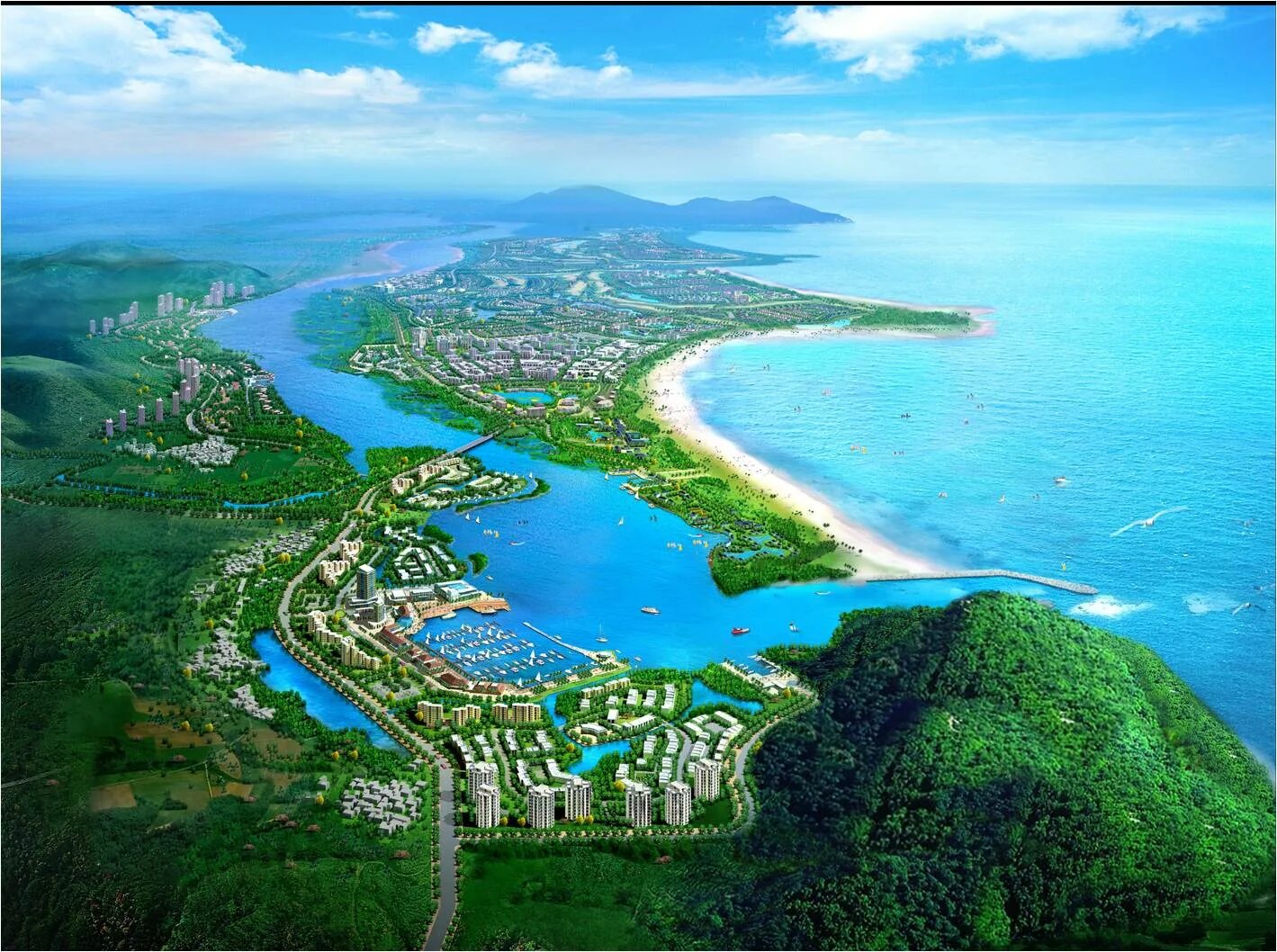 Hainan island sanya. Остров Хайнань. Китайский остров Хайнань. Полуостров Хайнань Китай. Ваньнин Хайнань.