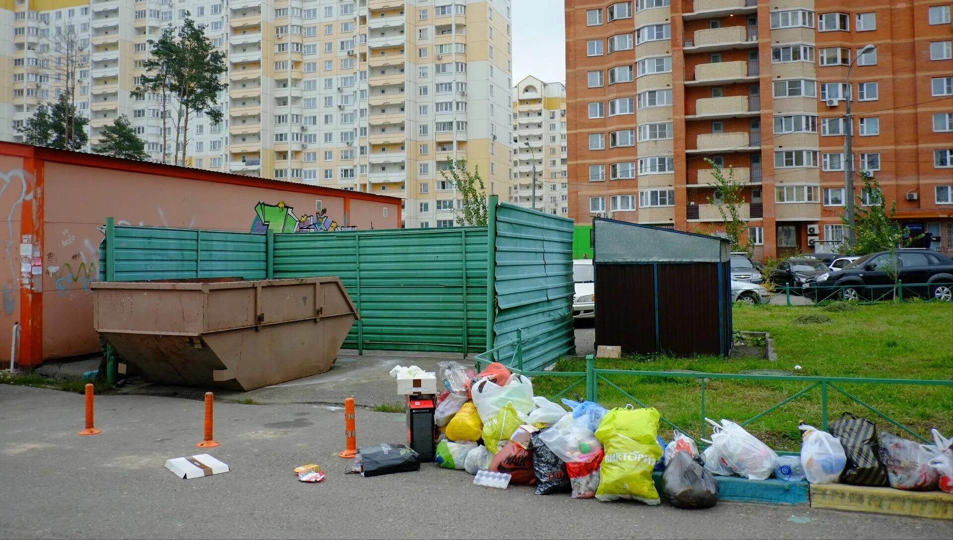 Мусорный контейнер новая Москва тело ребенка. Мусорный полигон Балашиха.