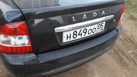 Задние накладки на приору