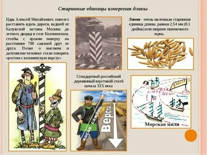 Единица измерения длины линии