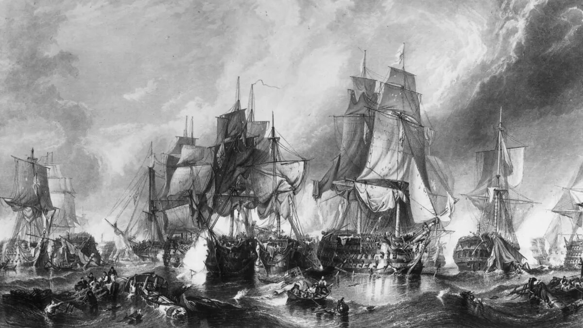 Битва у трафальгара итог. Трафальгарская битва 1805. трафальгарская битва вильям стенфилд. трафальгарское сражение 1805 нельсон. трафальгарское сражение - монтегю доусона.