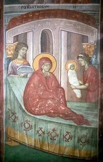 Рождество богородицы фреска