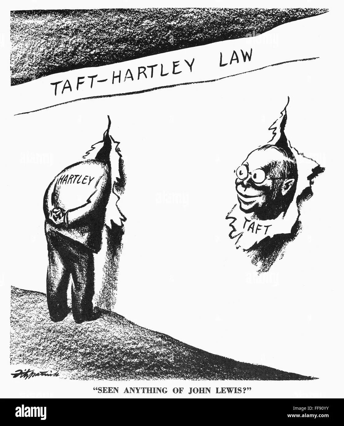 Закон тафта хартли. Taft–Hartley Act. Закон Тафта-хартли 1947. Закон Тафта хартли карикатура.