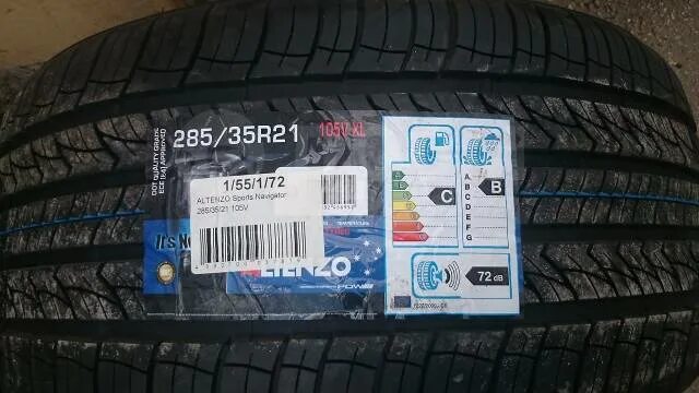 285 tl. 285/35r21 Altenzo. Altenzo 285/35r21 105v XL Sports Navigator TL. 285/45r22 Altenzo Sports Navigator. Altenzo 285/60r18 120v XL Sports Navigator.