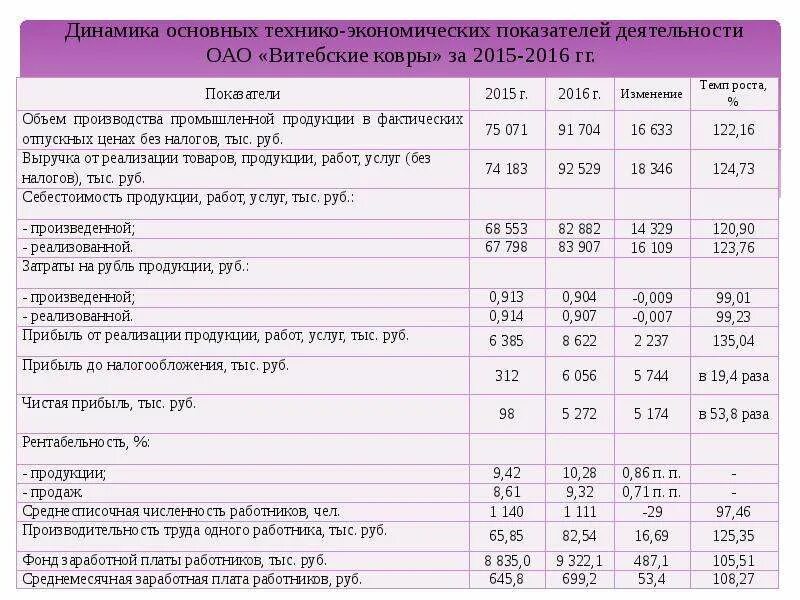 Основные показатели финансового плана Shtampik.com