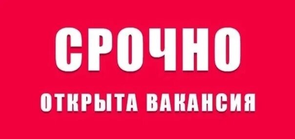 Срочно нужны сотрудники