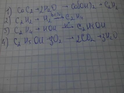 Cac2 h2o x1