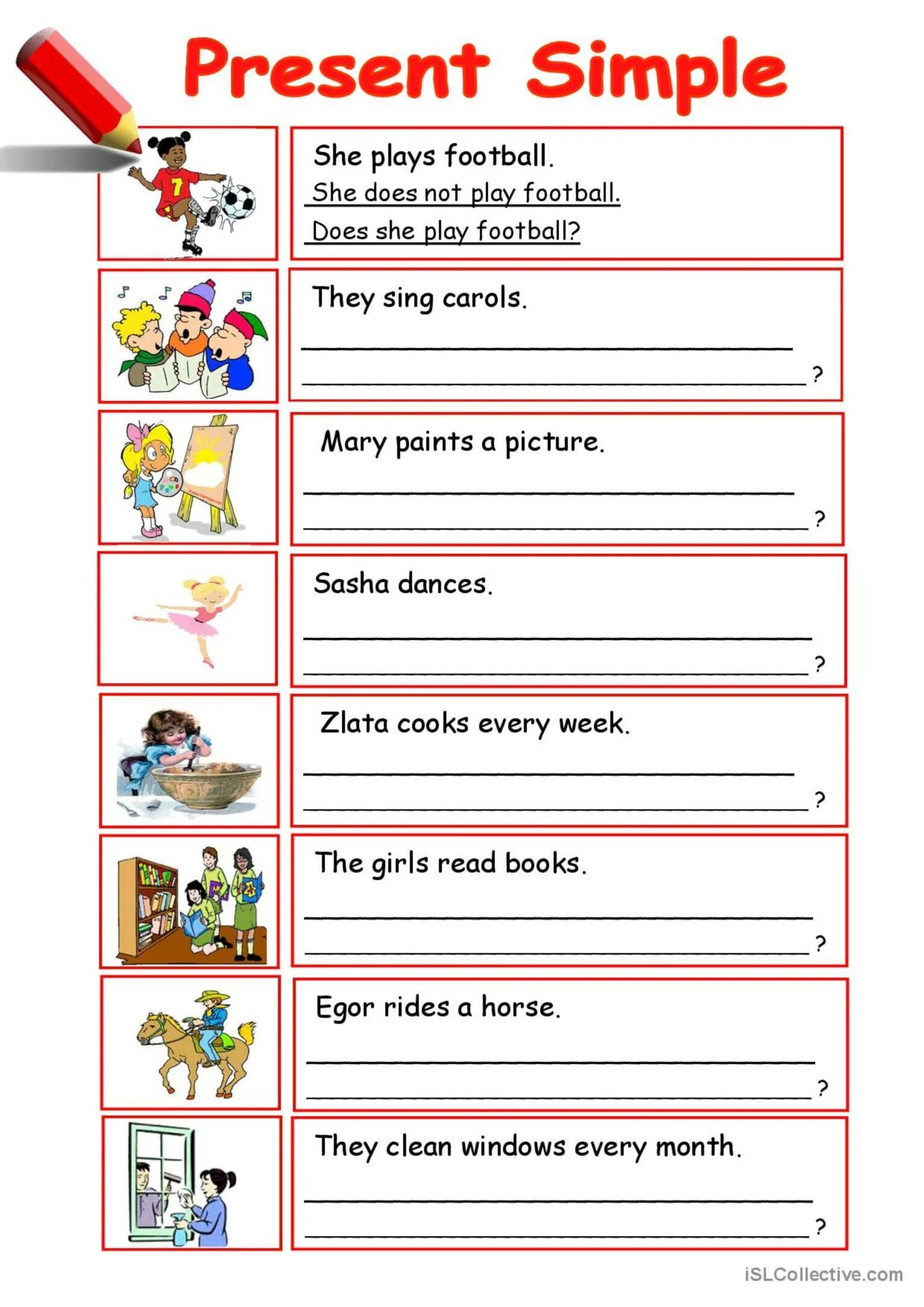 He play football present simple. Present simple Worksheets. Present simple вопросы Worksheets for Kids. Handouts for present simple. Present simple Worksheets for Kids.