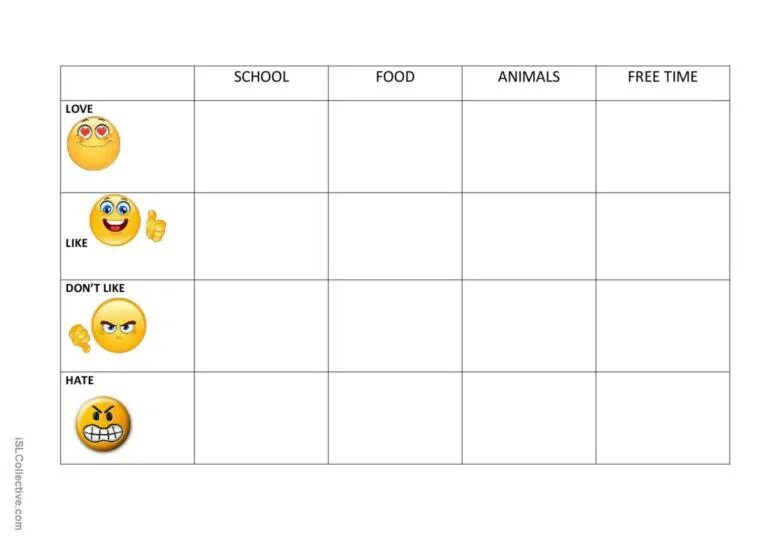 I don t like them. Задания на like don't like. Задания на i like i don't like. Таблица i like i don't like. Конструкция i like i don't like.