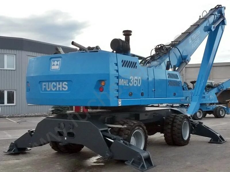 Fuchs 360. Фукс 350 перегружатель. перегружатель fuchs 360. terex fuchs mhl 360. fuchs mhl 360 грейферный погрузчик.