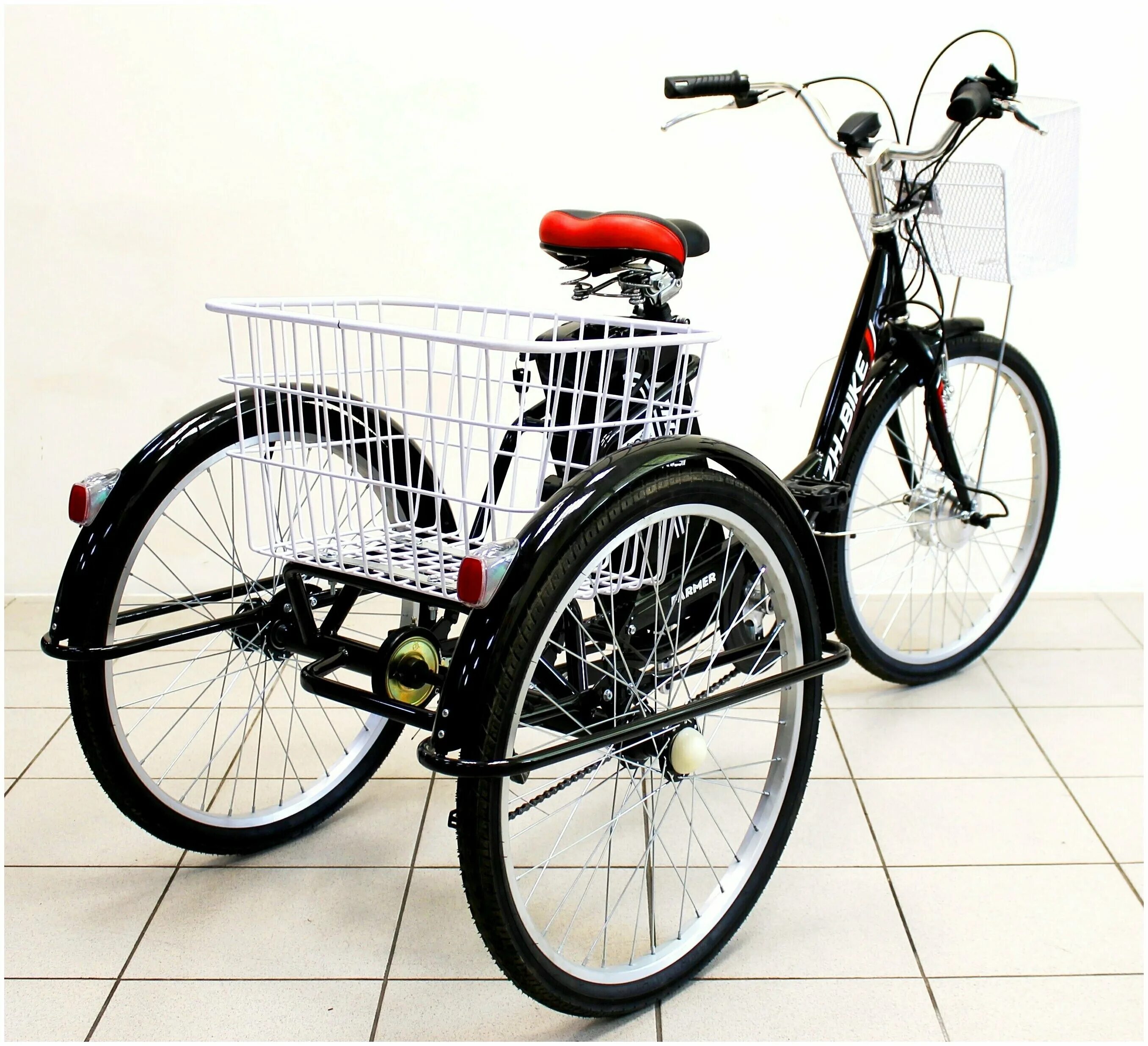 Купить велосипед с мотором взрослый. Велосипед ИЖ-байк фермер 24. Электровелосипед ИЖ-байк Farmer 250w. Трехколесный велосипед ИЖ байк фермер. ИЖ-байк фермер 24 электрический.