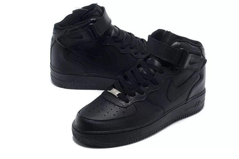 Nike Air Force 1 High черные. Nike Air Force 1 High Black. Кроссовки Nike Air force1 Mid. Nike Air Force 1 Mid Black. Черные найки цена