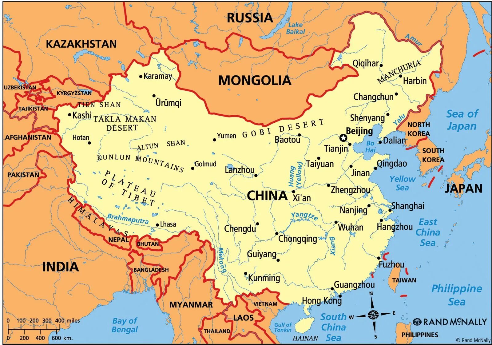 Map of china. Китай политическая карта Китая. Географическая карта КНР. Китай карта географическая. Китай граничит карта.