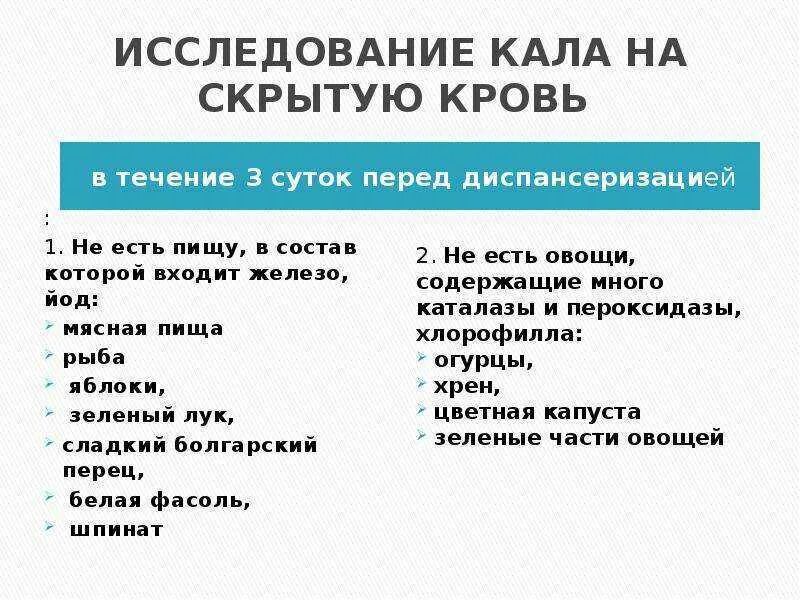 Кал на скрытую кровь сколько дней. Кал на скрытую кровь разрешенные и запрещенные продукты. Анализ кала на скрытую кровь подготовка. Как готовиться к анализу кала на скрытую кровь. Анализ кала на скрытую кровь диета.