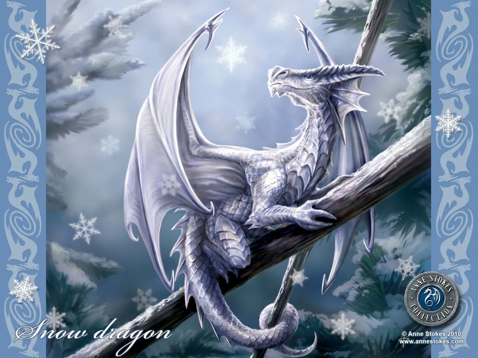 Открытка с новым годом дракона
