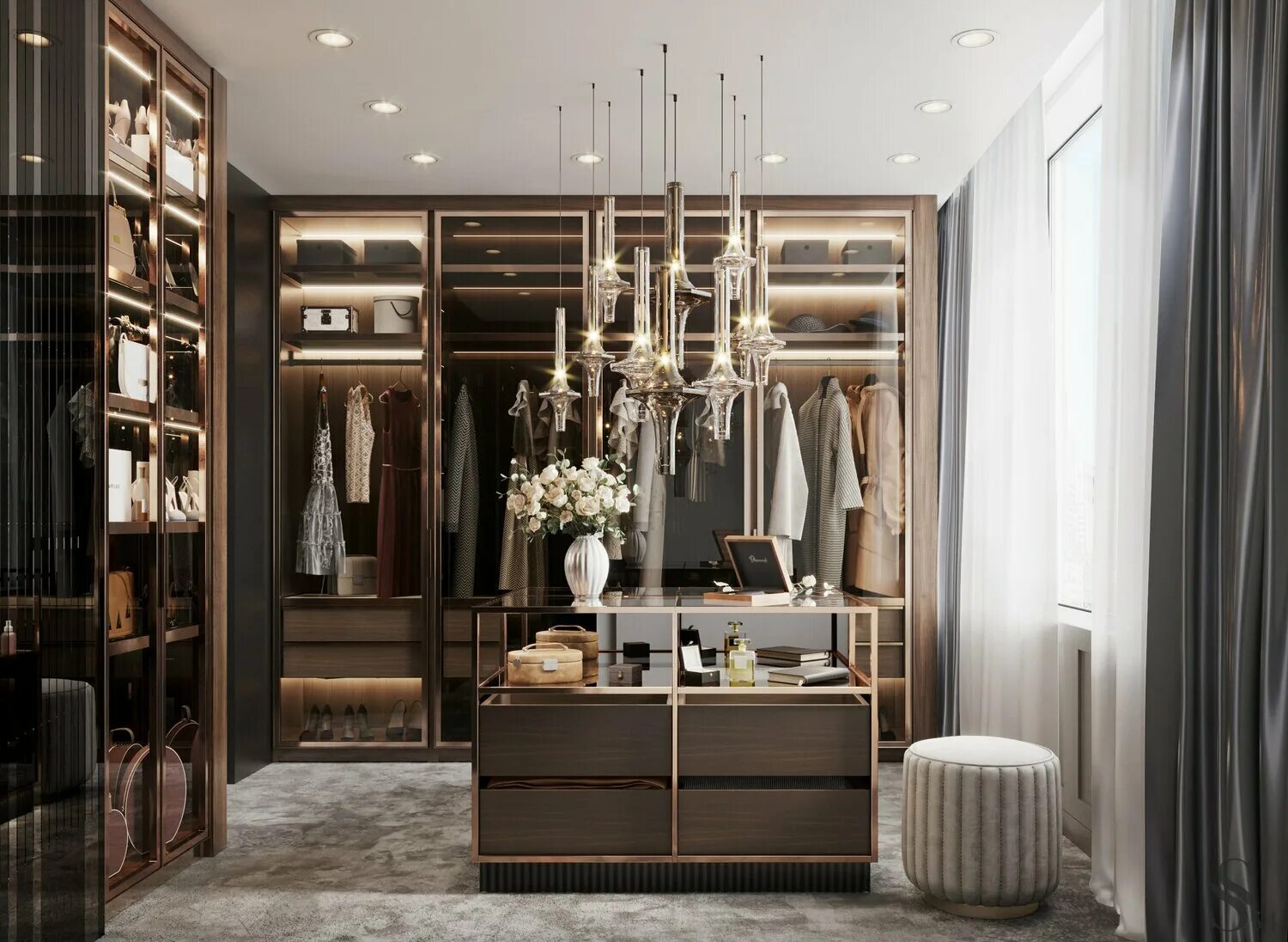 дизайнерские гардеробные. Prosvirin design гардеробная. гардеробные. гардеробные комнаты лакшери. интерьер гардеробной комнаты.