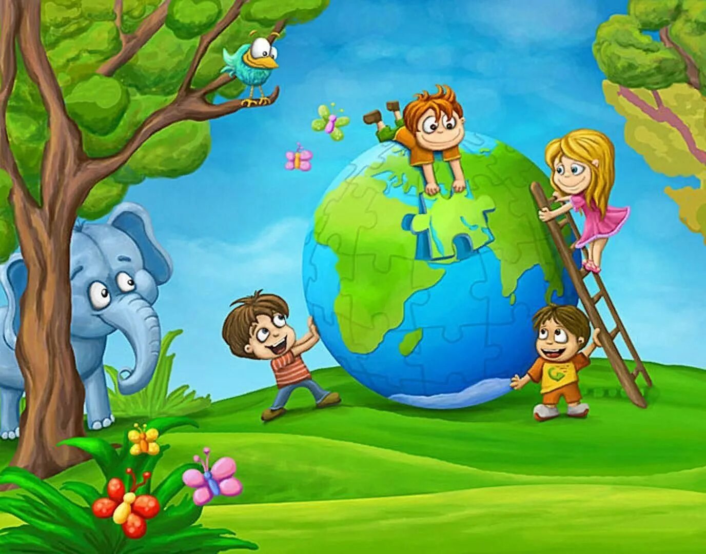 День земли 8 класс. Мир вокруг нас для детей. Дети земли. Детям об экологии. Экология для малышей.