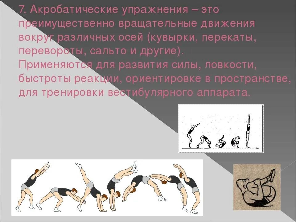 Акробатика проект 7 класс "Требования студийного такта" Е. Б. Вахтангова содержат: "вежливость, скромность