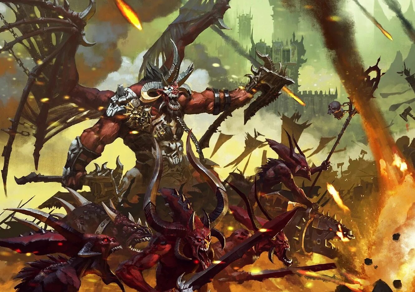 Скарбранд. Кхорн: Скарбранд. Warhammer Chaos Gods. Скарбранд модель.