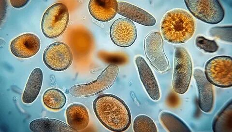 Микроскоп астындағы киска