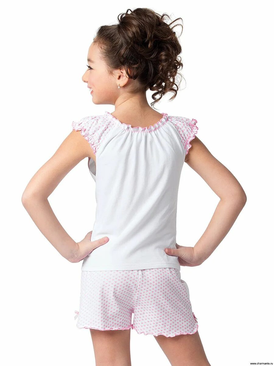 Детская пижама шортах. Arina Ballerina шорты. Пижама с шортиками для девочки.
