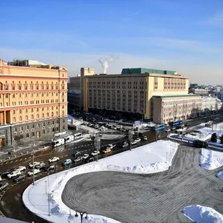 Лубянка зимой