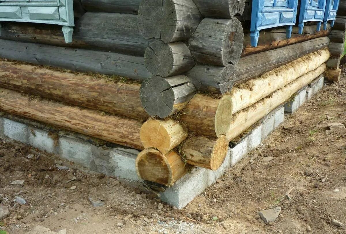 Замена нижних венцов
