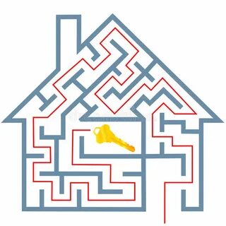 Попадает в дом лабиринт