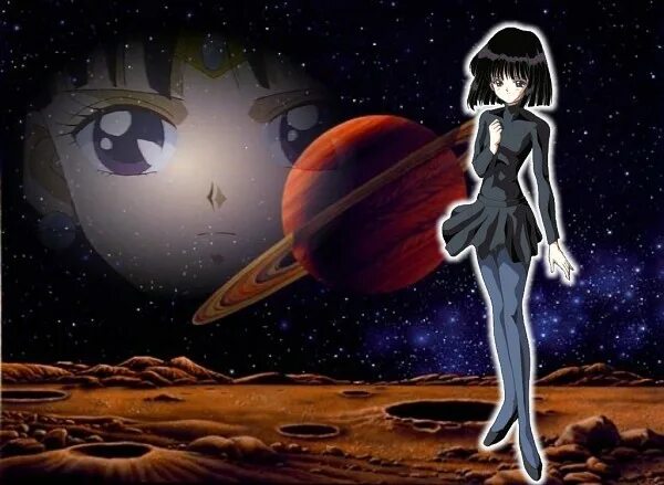 Луна сатурн женщина. Сейлор Сатурн. Луна герой Планета. Картинка девушка Сатурн. Хотару дух Сатурн у окна.