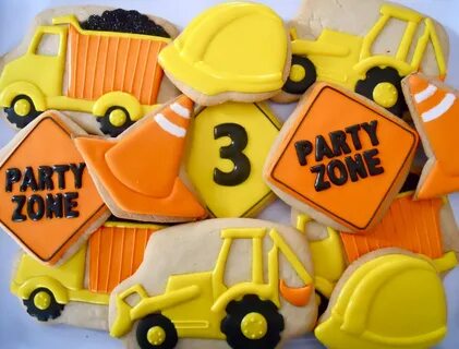 Oh Sugar Events: Construction Cookies.