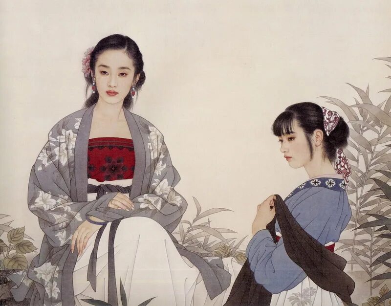 Китайская классическая. Wang Meifang художник. Художники Wang Meifang, Zhao Guojing. Чжао Гоцзин. Жао Фэнг китайская живопись.