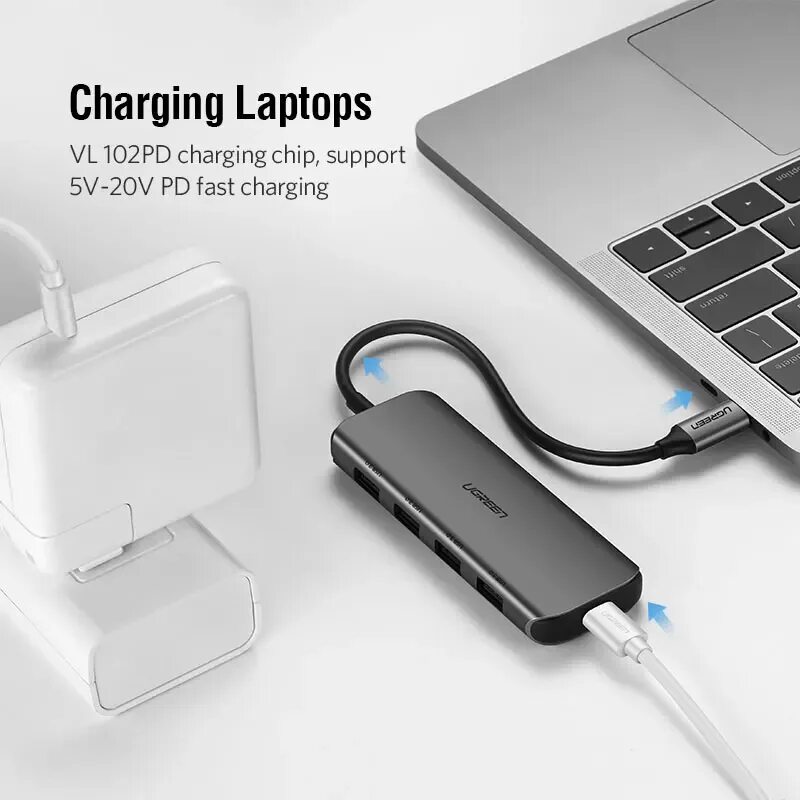 Usb type c ugreen. Хаб ugreen для macbook. usb концентратор ugreen 4 в 1 type c, 4 x usb3.0. ugreen usb type c hub. usb-хаб cablecreation 7-in-1 usb-c hub cd0754 1x100w usb type-c charging, 2xusb 3.0 (5 gbps),.
