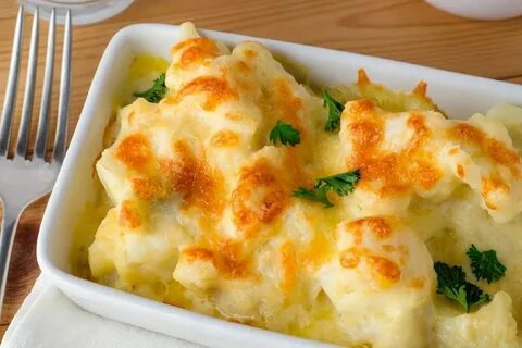 Овощи в сливках с сыром