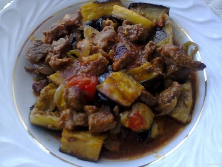 Рецепт мяса с баклажанами фото: найдено 90 изображений