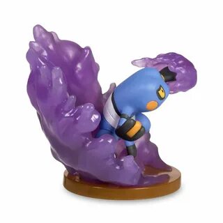 Official Pokémon Gallery Figure: Croagunk (Poison Jab) is sculpted to show ...