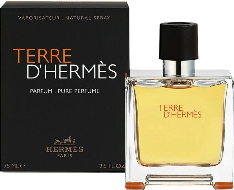 Туалетная вода hermes terre. Hermes Terre d`Hermes. Terre d'Hermes 75ml. Hermes Terre d'Hermes men 75ml Parfum. Hermes Terre d'Hermes Parfum духи 75 мл.