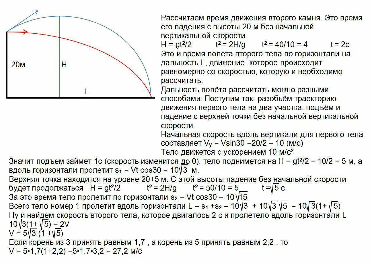 Камень бросили с высоты 45 м. Камень брошенный под углом к горизонту. Камень брошенный под углом. Камень бросили с высоты под углом. Камень кинули под углом к горизонту.