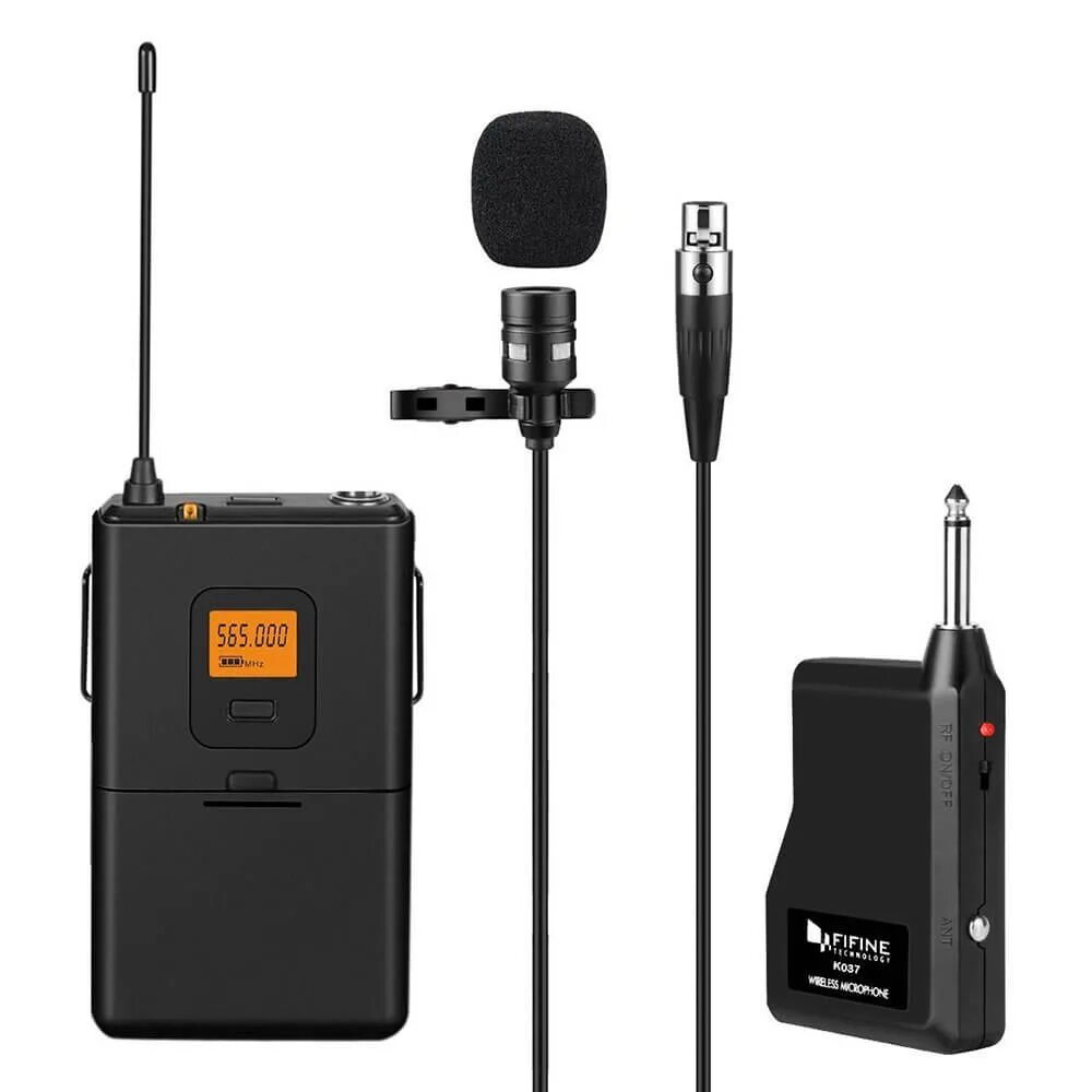 Микрофон Fifine k037. Петличный микрофон Fifine. Радиомикрофон Fifine. Wireless Microphone петличка. Беспроводные микрофоны для телефона купить