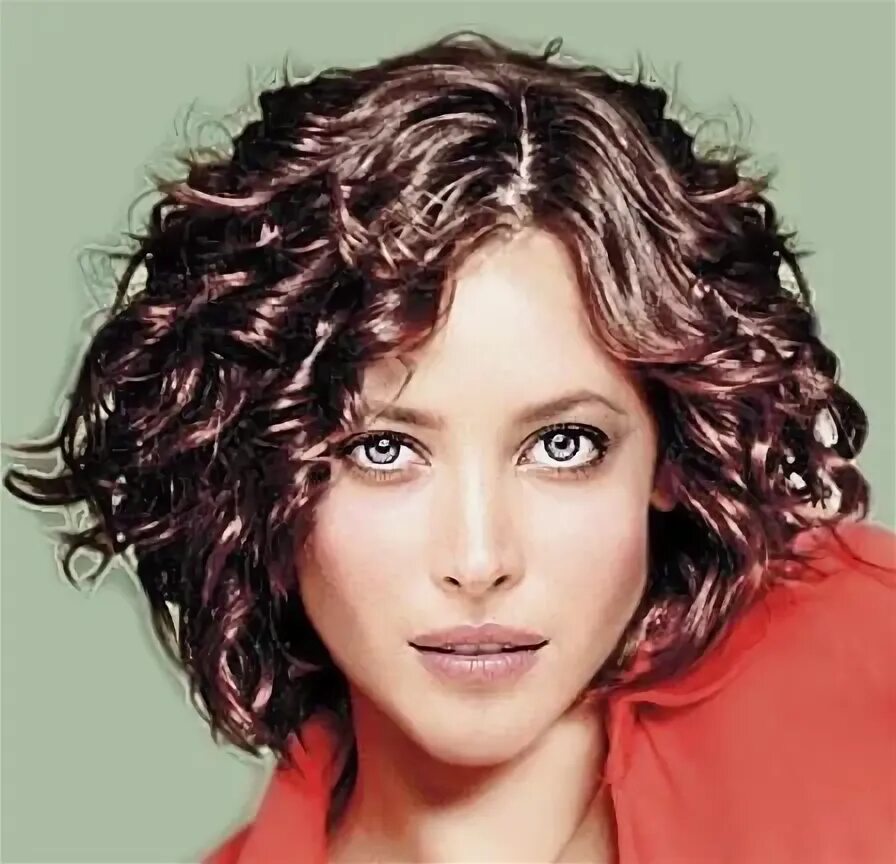 Прически на вьющиеся волосы для полных женщин Brown Curly Shoulder Length Classic Wigs Medium curly hair styles, Curly hair st