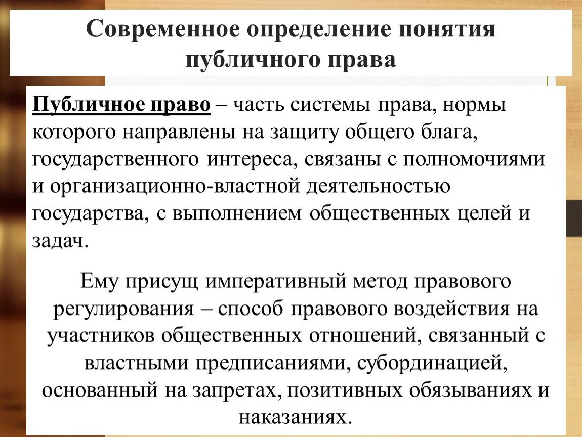 Финансовое право это публичное право