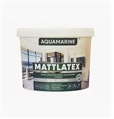 Краска грунтовка клей. Краска интерьерная водно-дисперсионная interior mattlatex &quot;aquamarine&quot; (14 кг).