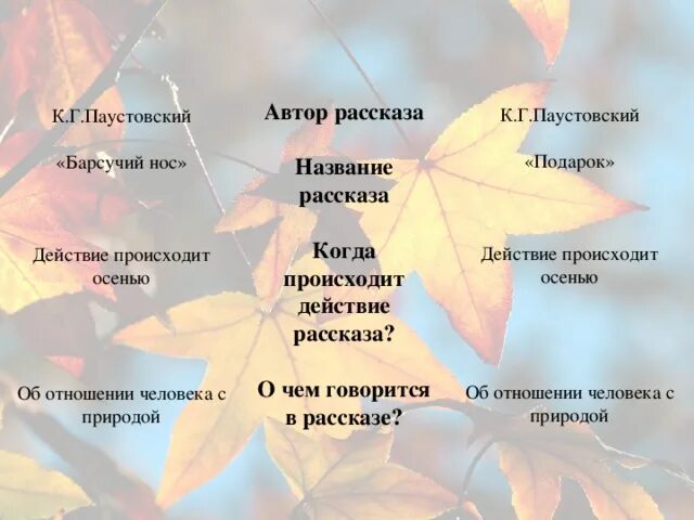 Действие происходит осенью. Рассказ Паустовского об осени. Паустовский подарок план. К.Г.Паустовский рассказ "подарок". Паустовский подарок план рассказа.