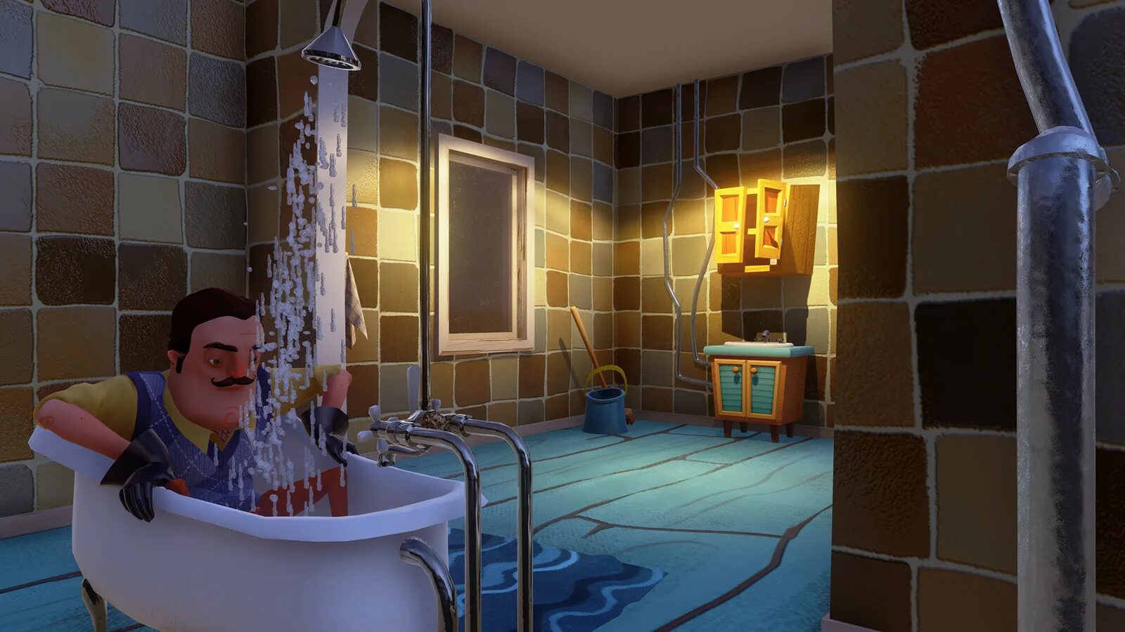 Можно в hello neighbor играть. Hello neighbor ванна. привет сосед игра дом. дом привет сосед акт 2. hello neighbor дом главного героя.