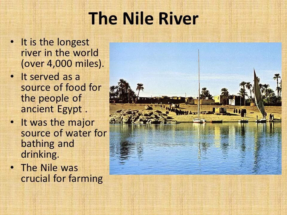 The longest River Nile. River Nile is the longest River. The longest River in the World. Река перевести на английский